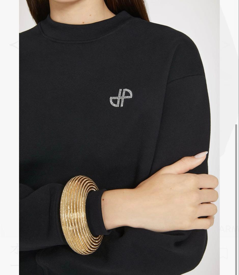 PATOU オーガニックコットン ディテール パトゥ スウェットシャツ