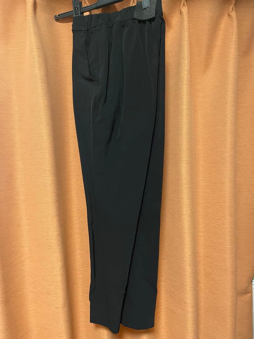 専用★ yori ピンタックストレッチパンツ 36 ブラック