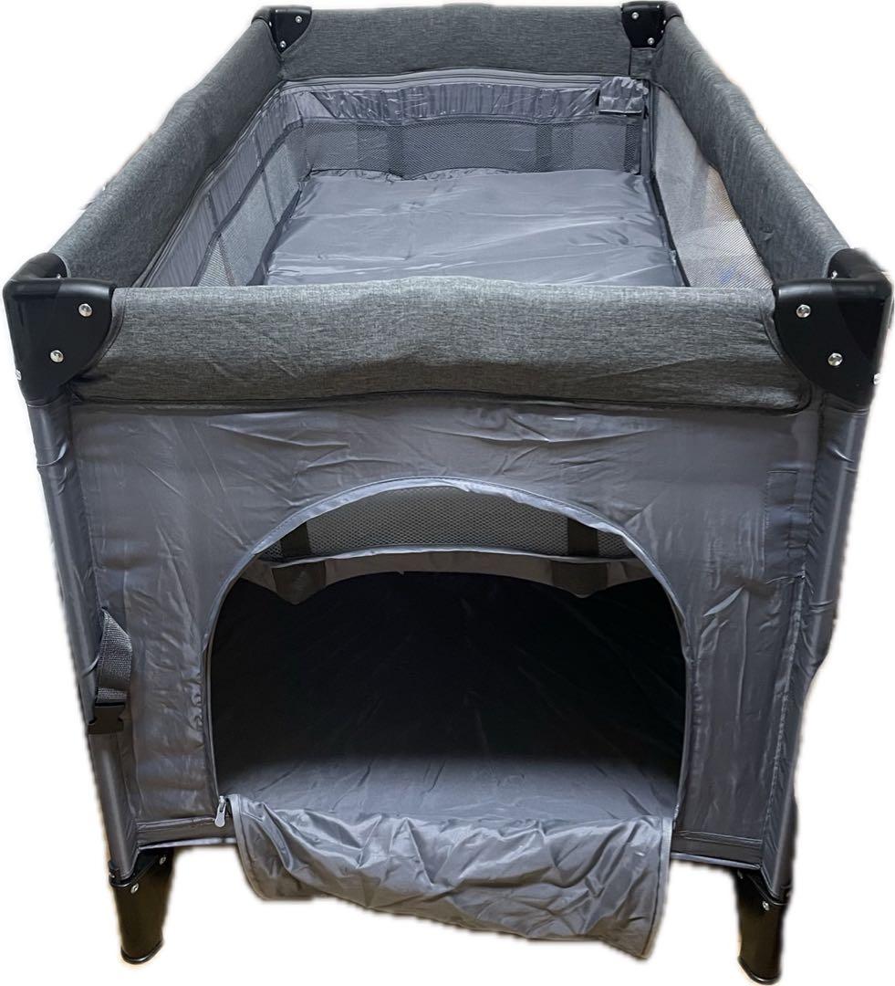 折りたたみ式ベビーベッド 折りたたみマットレス付