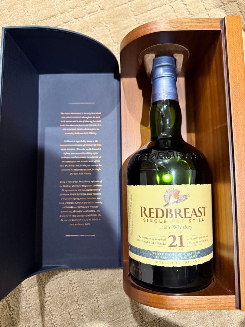 レッドブレスト 21年 シングルポットスティル　新品未開封