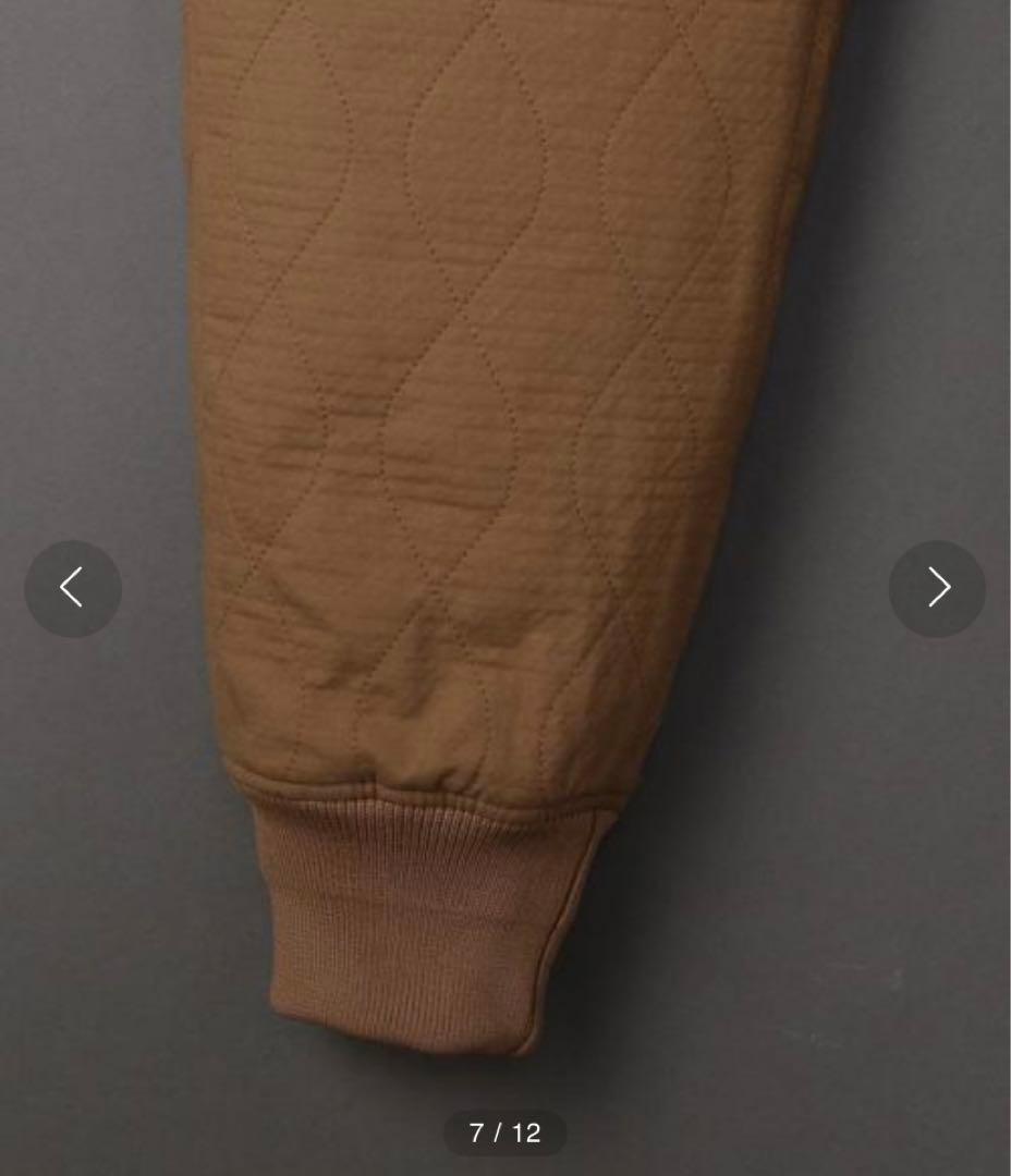 6 rokuロク　 キルティングジョガーパンツ　前ボタン　 38 新品　ピンク