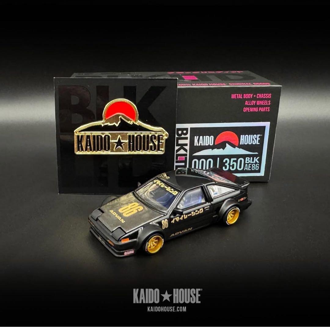 Kaido house Minigt 街道ハウス BLK限定 AE86 ピン付き