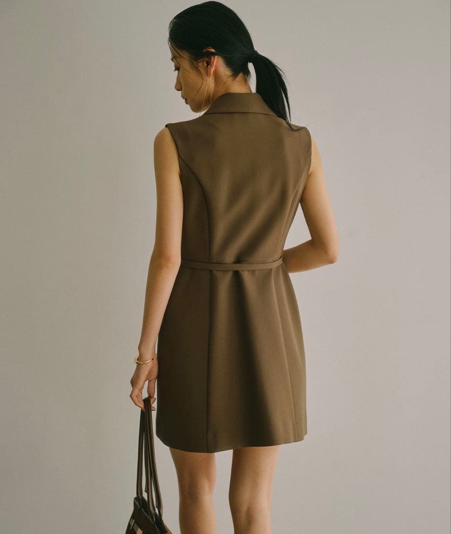 【値下げ】anuans テーラード ジレ ワンピース