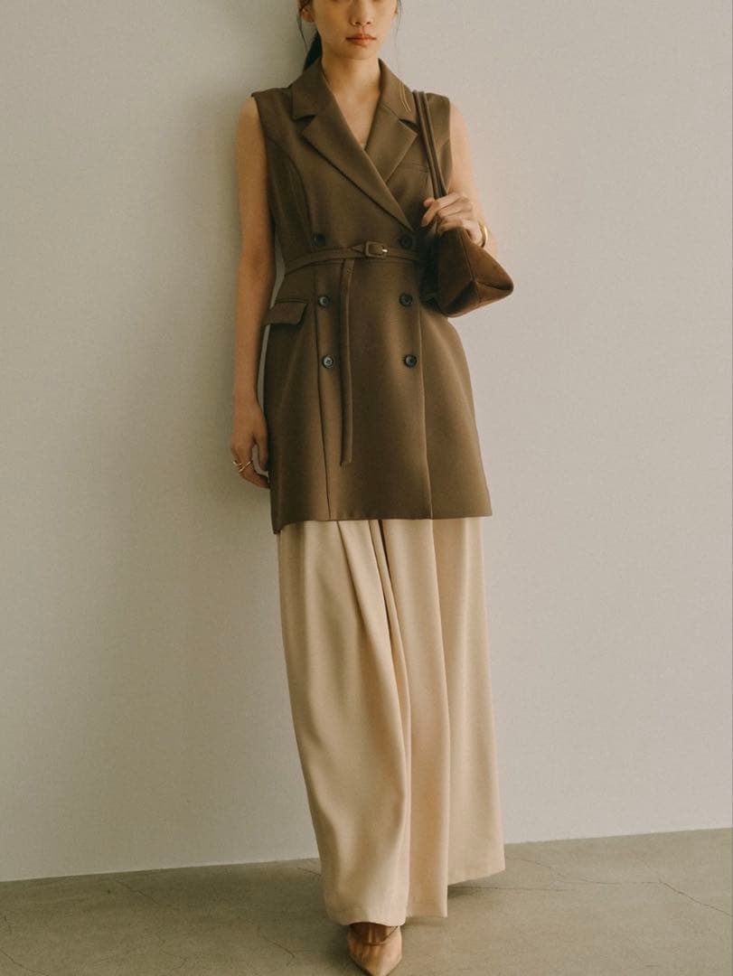 【値下げ】anuans テーラード ジレ ワンピース