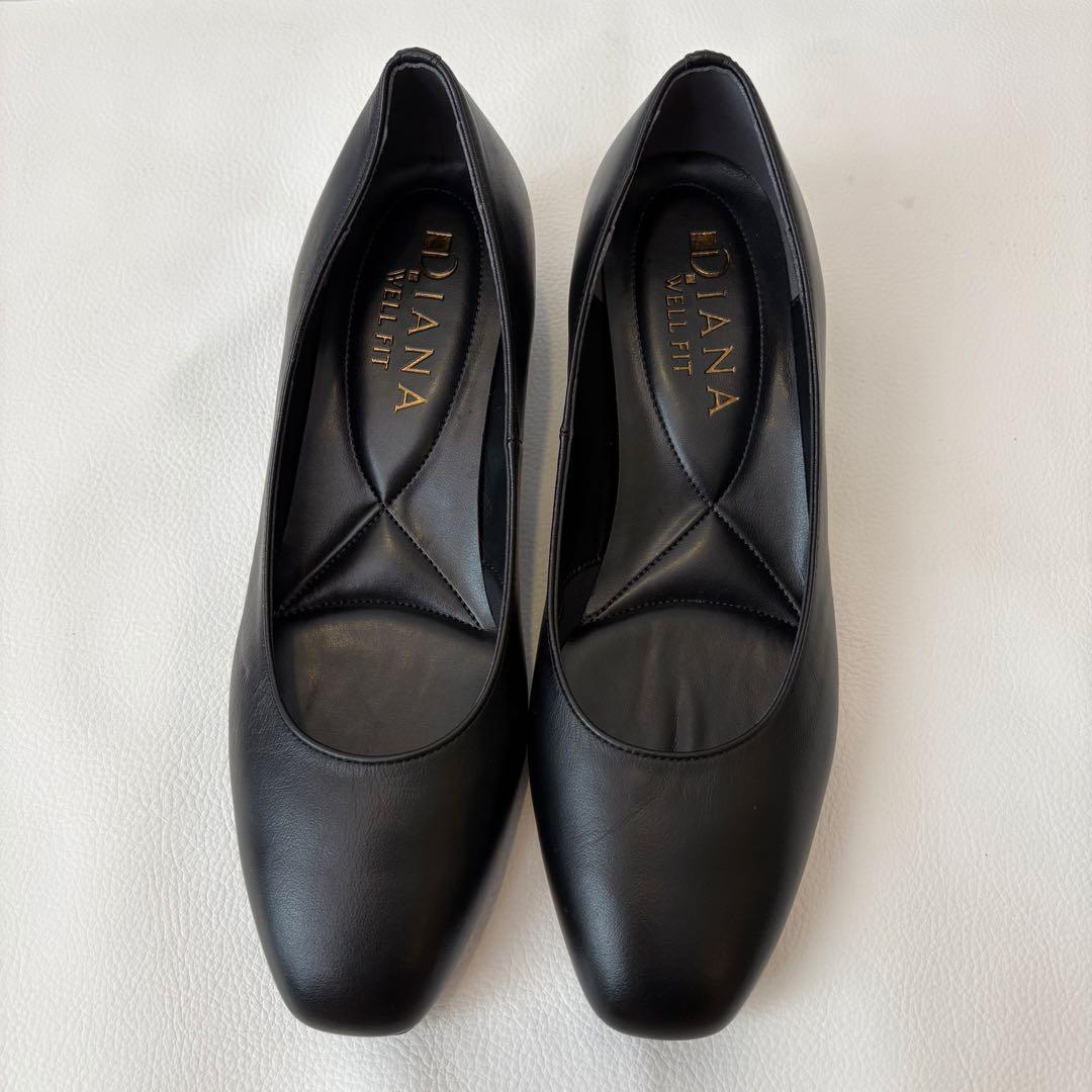 新品未使用 DIANA 定価1.5万円 コンフォートシューズ パンプス 黒