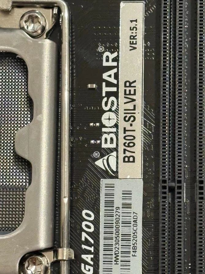BIOSTAR B760T-SILVER Mini-ITX マザーボード 難あり