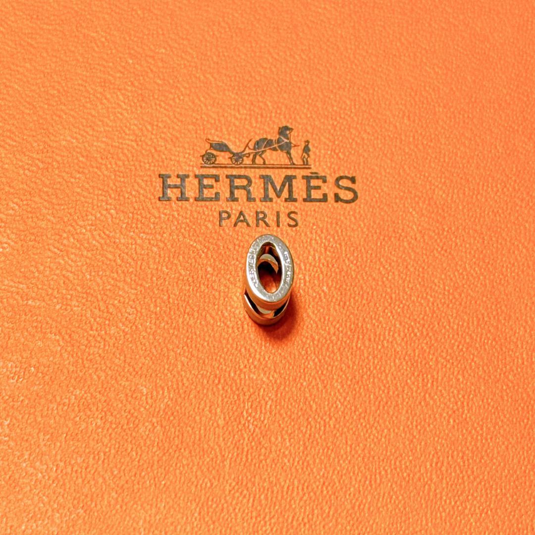 【超美品】 エルメス ポップアッシュ ネックレス トップ チャーム グレージュ