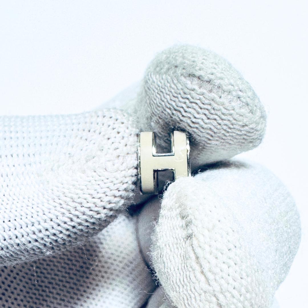 【超美品】 エルメス ポップアッシュ ネックレス トップ チャーム グレージュ