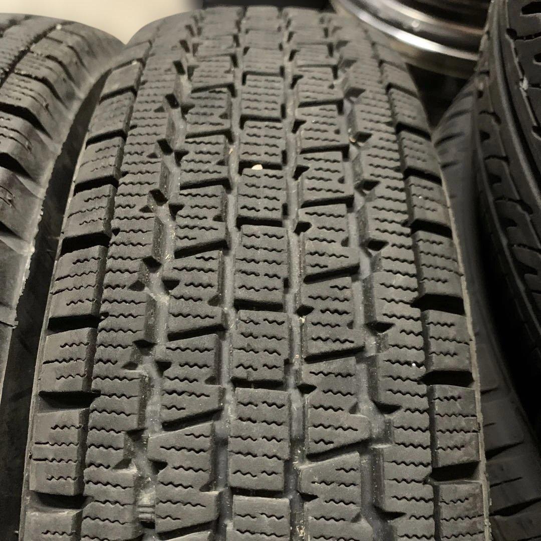 スタッドレス ホイールセット BS W300 145/80R12 LT（青846