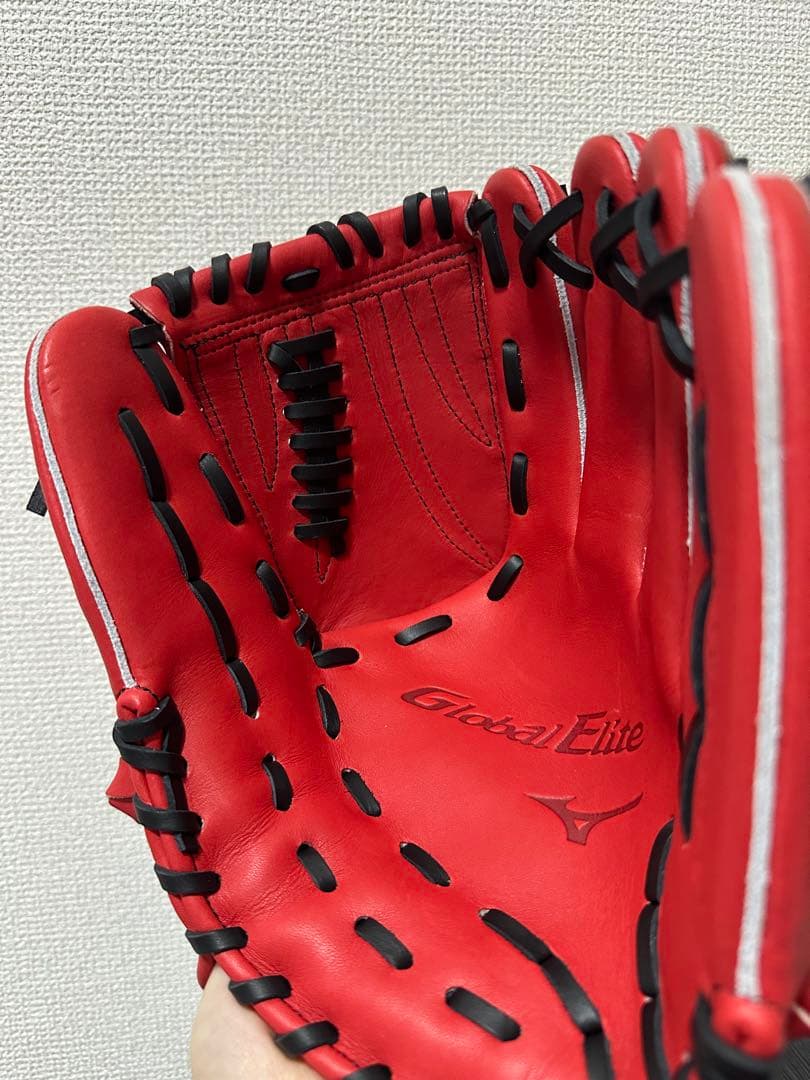 ミズノ 野球一般軟式グローブ 1AJGR33401-7009 レッド