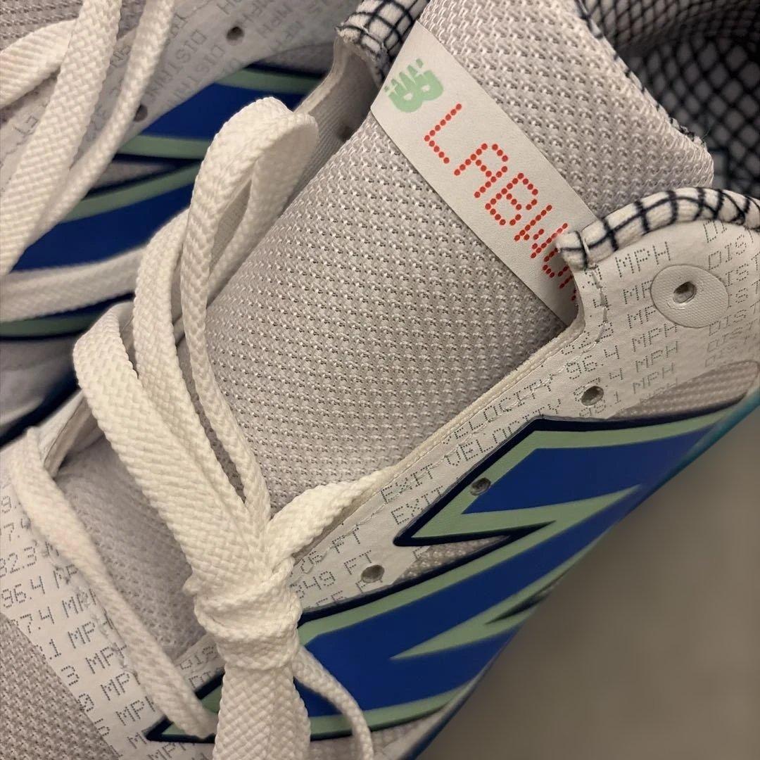 new balance 28cm 野球 スパイク スニーカー 2E 青 新品