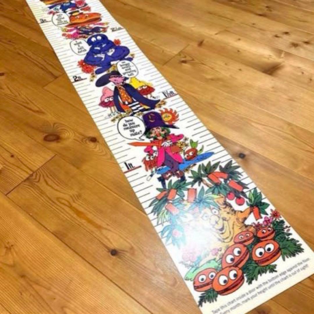 1971年　マクドナルドランド　身長計　　イービルグリマス　ビッグマックポリス