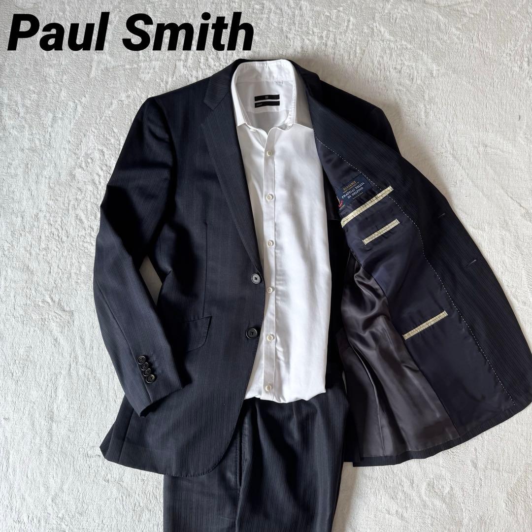 よよポールスミスロンドン　セットアップ　スーツ　ネイビー　スト