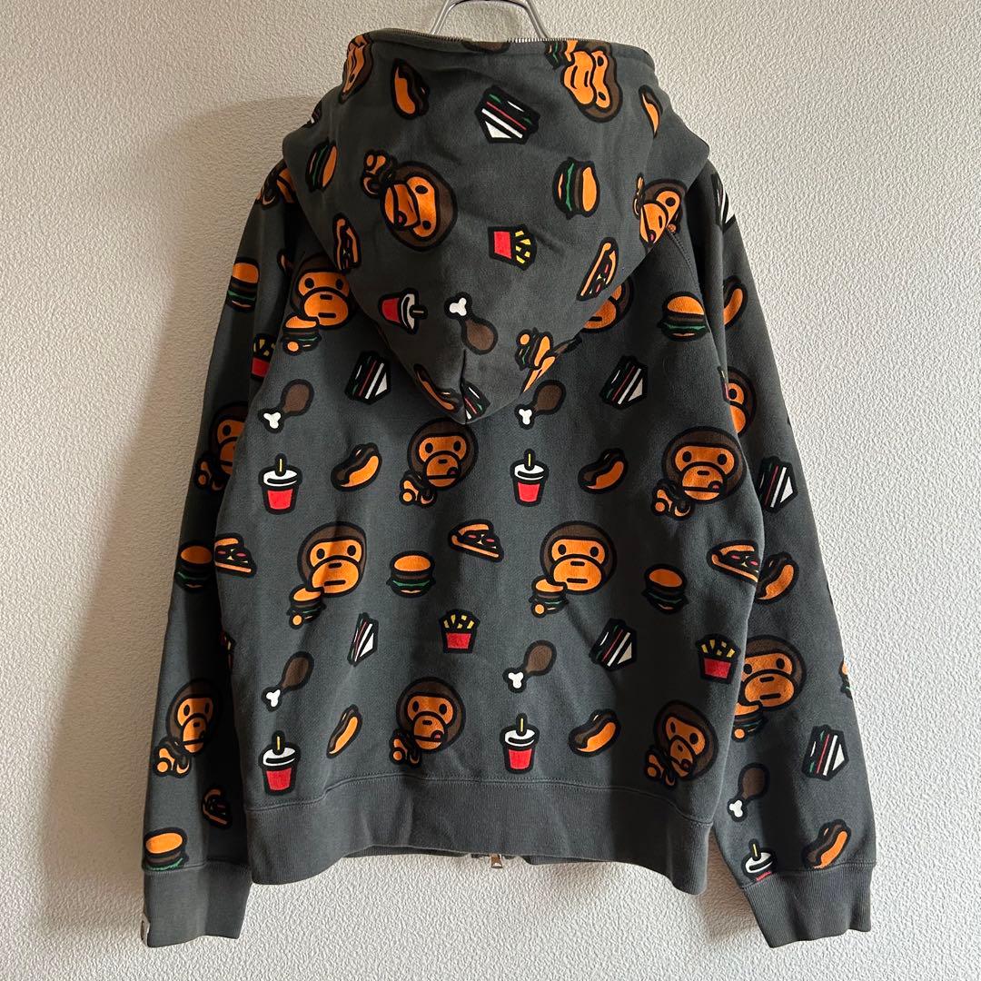 A BATHING APE エイプ フルジップ パーカー マイロ ジャンクフード