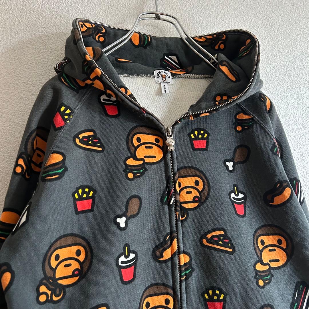 A BATHING APE エイプ フルジップ パーカー マイロ ジャンクフード