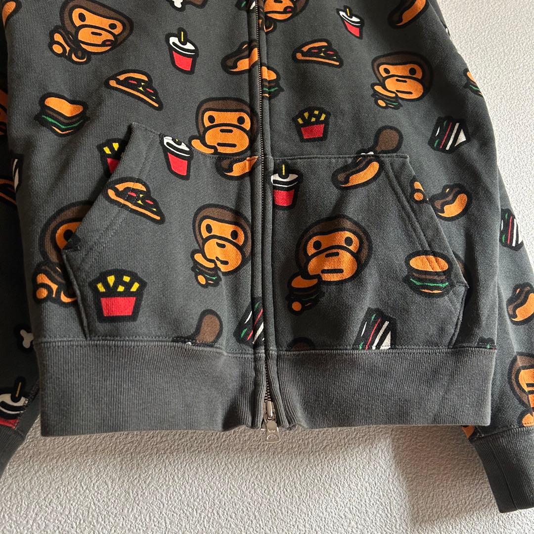 A BATHING APE エイプ フルジップ パーカー マイロ ジャンクフード