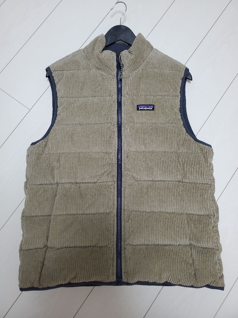 パタゴニア リバーシブル コットン コーデュロイダウンベスト Sサイズ