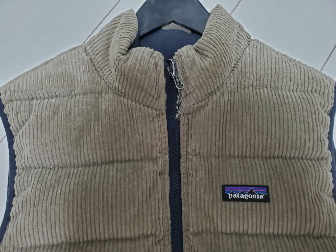 パタゴニア リバーシブル コットン コーデュロイダウンベスト Sサイズ