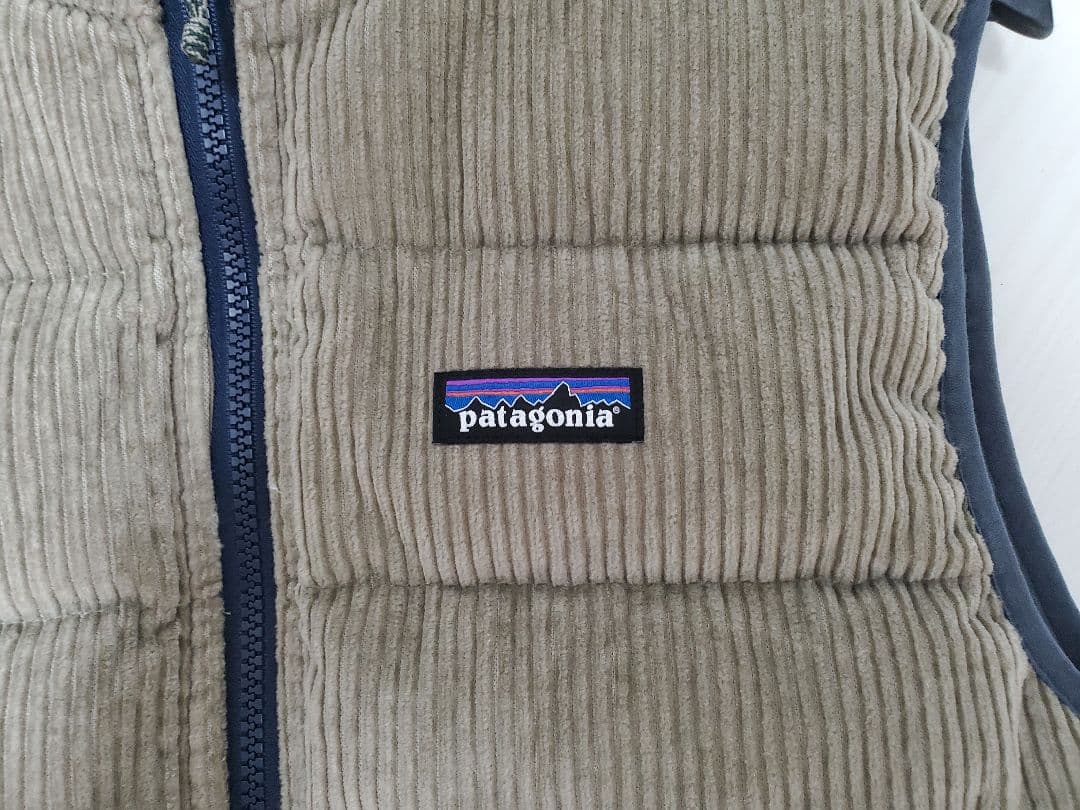 パタゴニア リバーシブル コットン コーデュロイダウンベスト Sサイズ