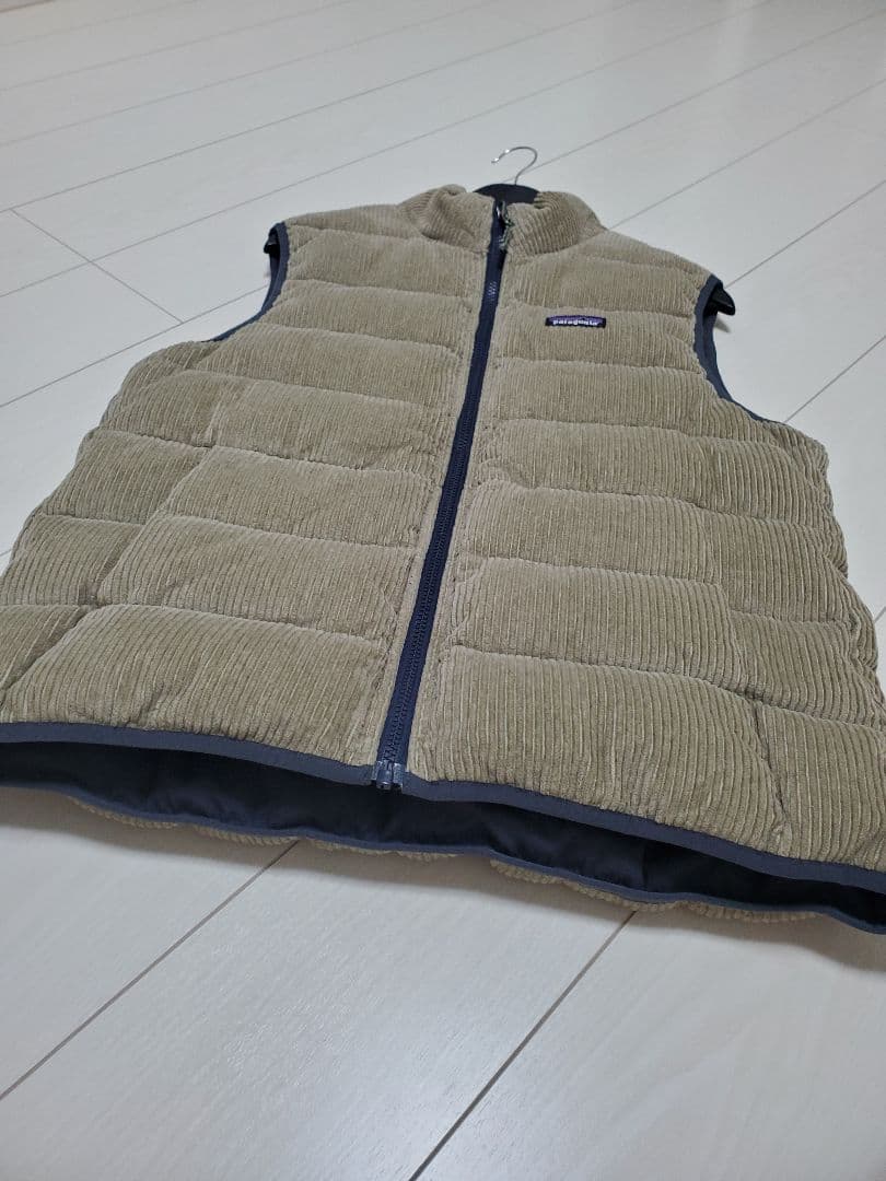 パタゴニア リバーシブル コットン コーデュロイダウンベスト Sサイズ