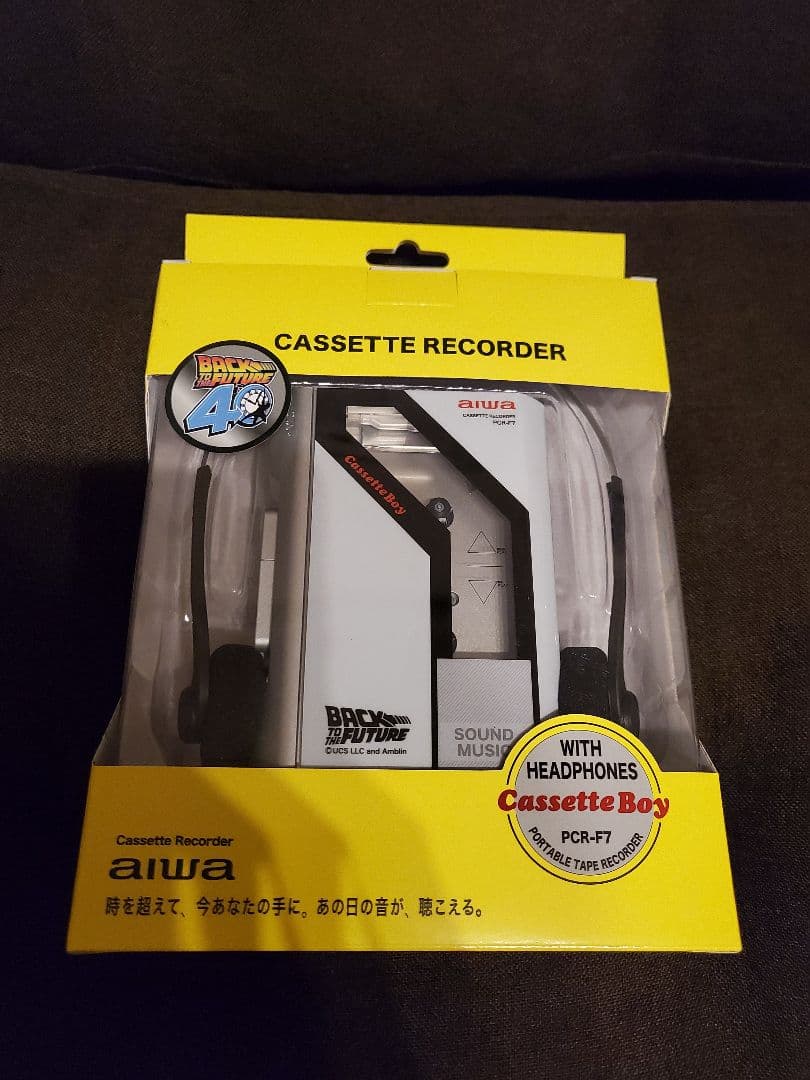 【新品未開封】バックトゥザフューチャー ポータブルカセットプレーヤー ドンキ限定