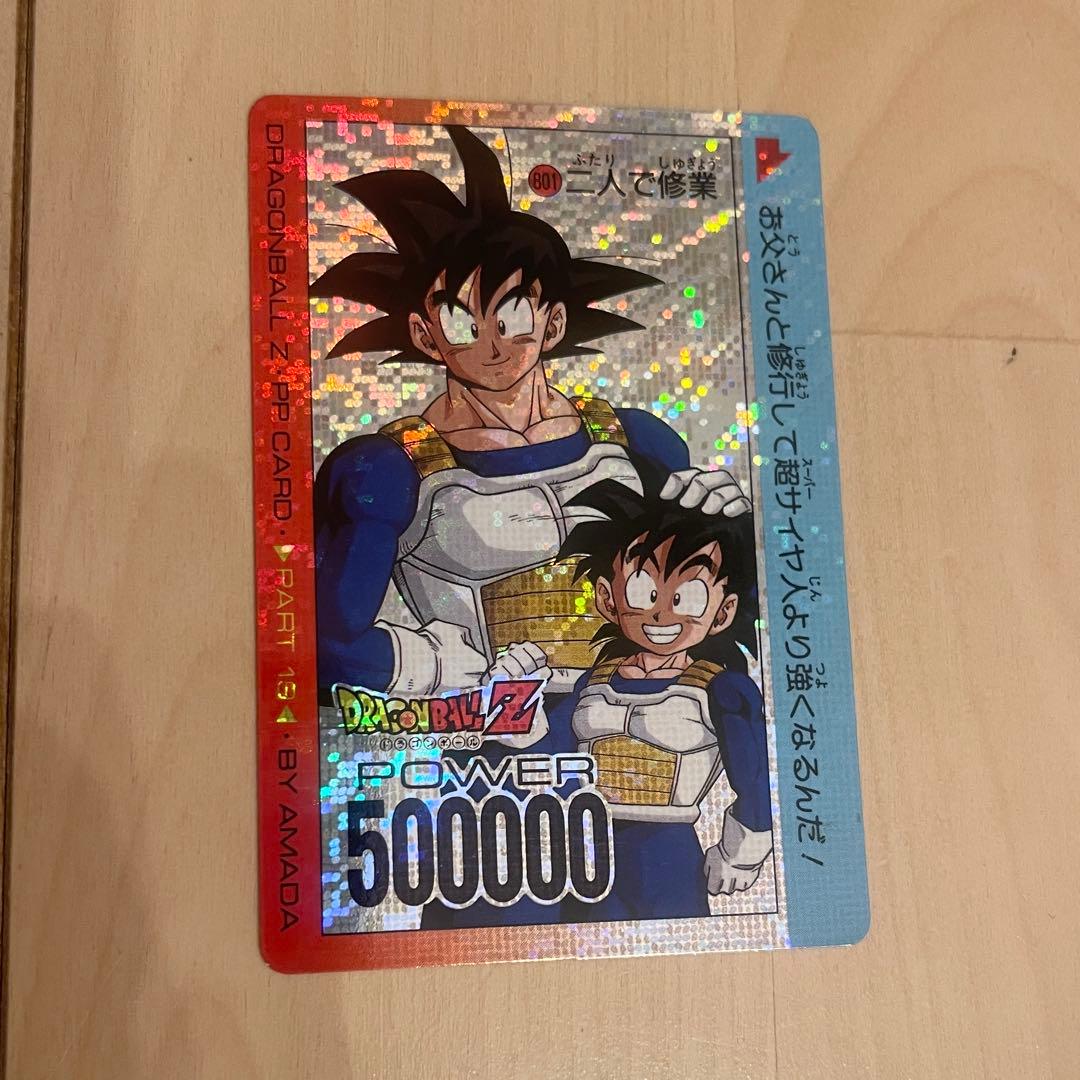 ドラゴンボール Z アマダ PP カード 801 二人で修業 デジタルドット
