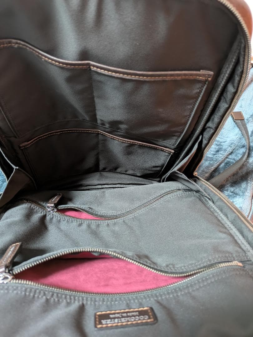 ココマイスター　ダーリントン・バックパックスリム 　ダークブラウン