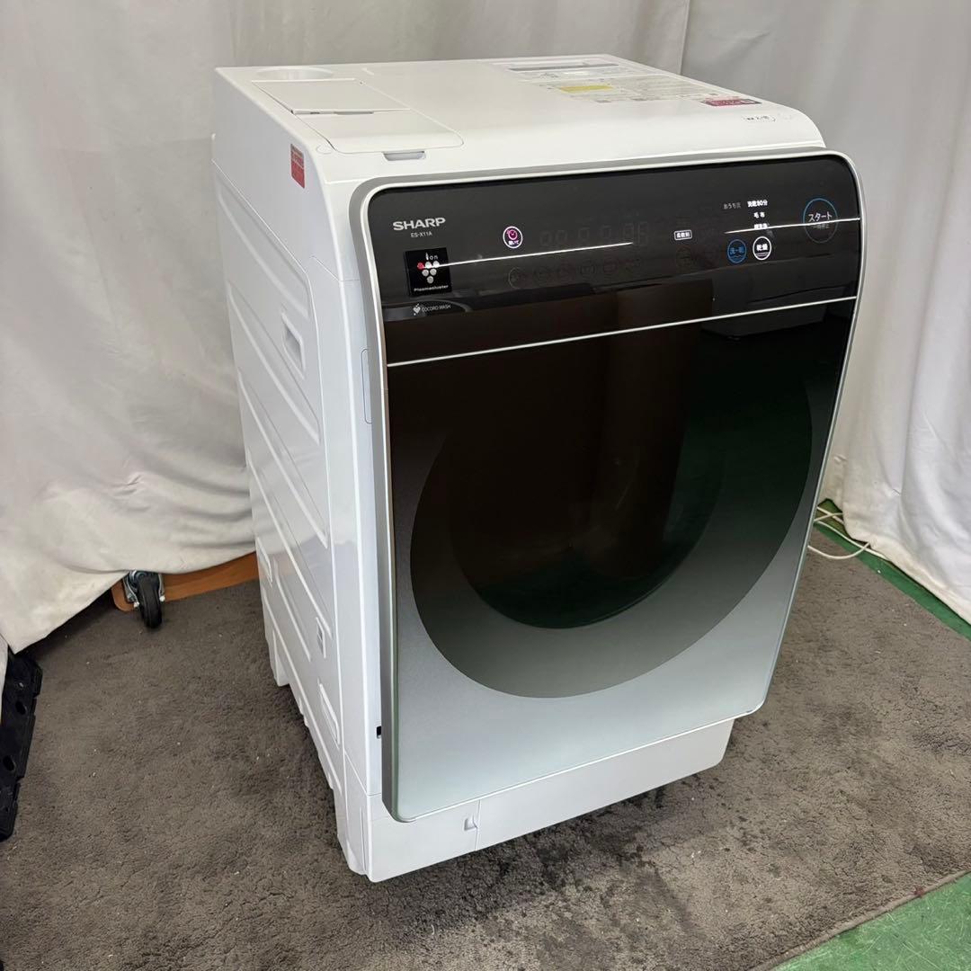 827　SHARP　ドラム式洗濯機　大型　11キロ　左開き　安い　設置無料　綺麗