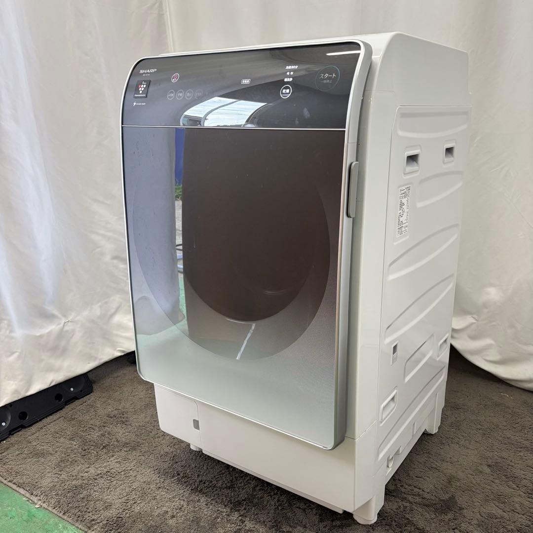 827　SHARP　ドラム式洗濯機　大型　11キロ　左開き　安い　設置無料　綺麗