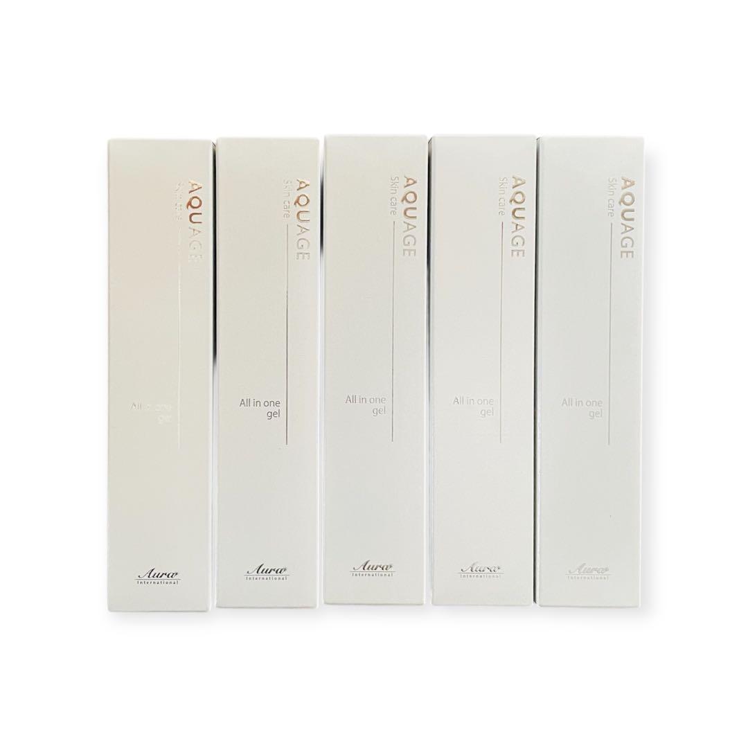 アクアージュ オールインワンジェル 5本 アウラ 美容ジェル 50g