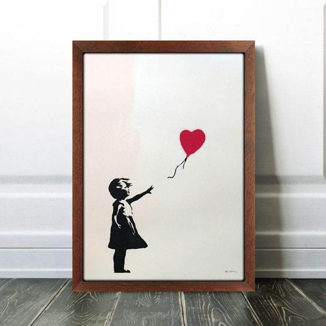 バンクシー 風船と少女