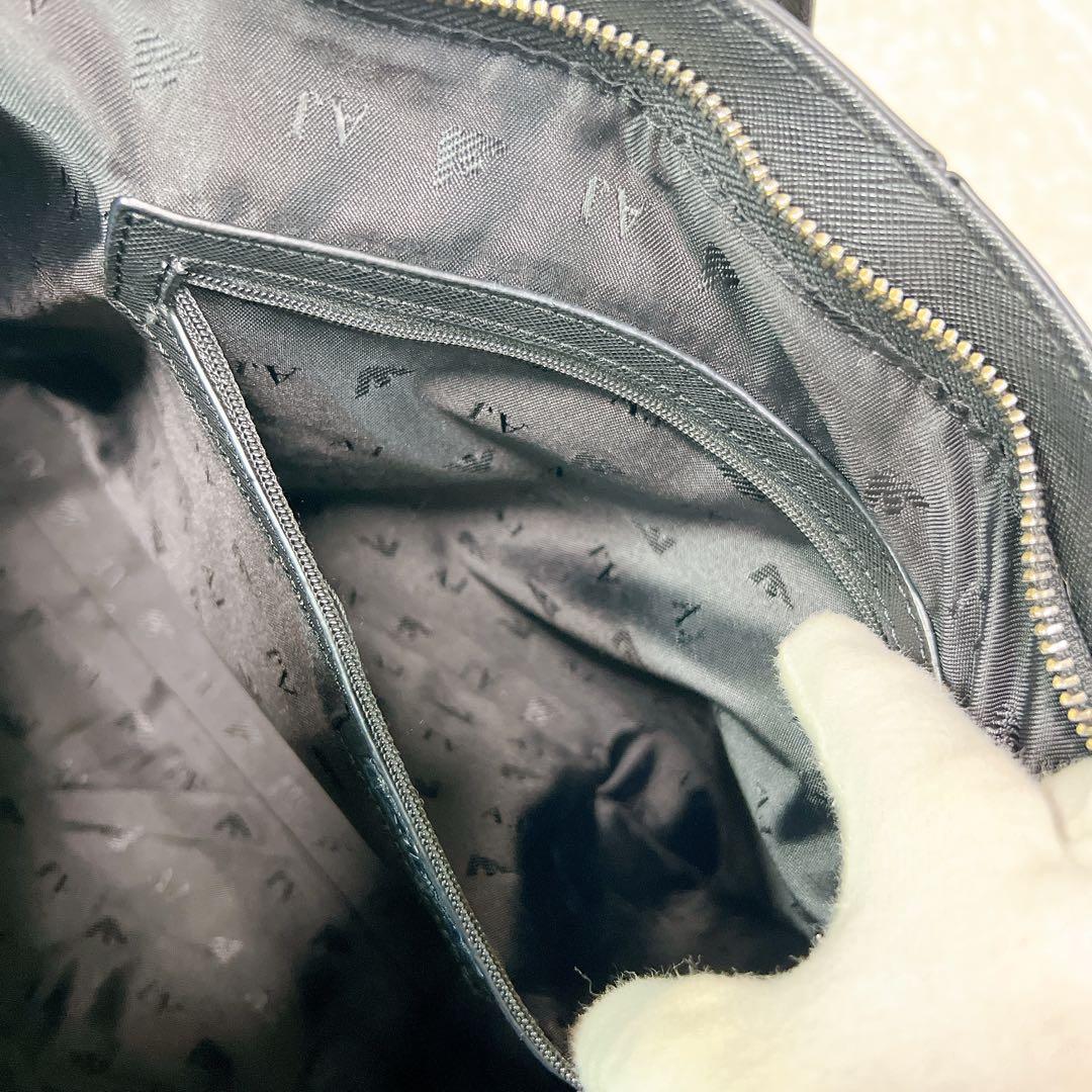 未使用級✨ アルマーニジーンズ トートバッグ ビジネスバッグ PUレザー