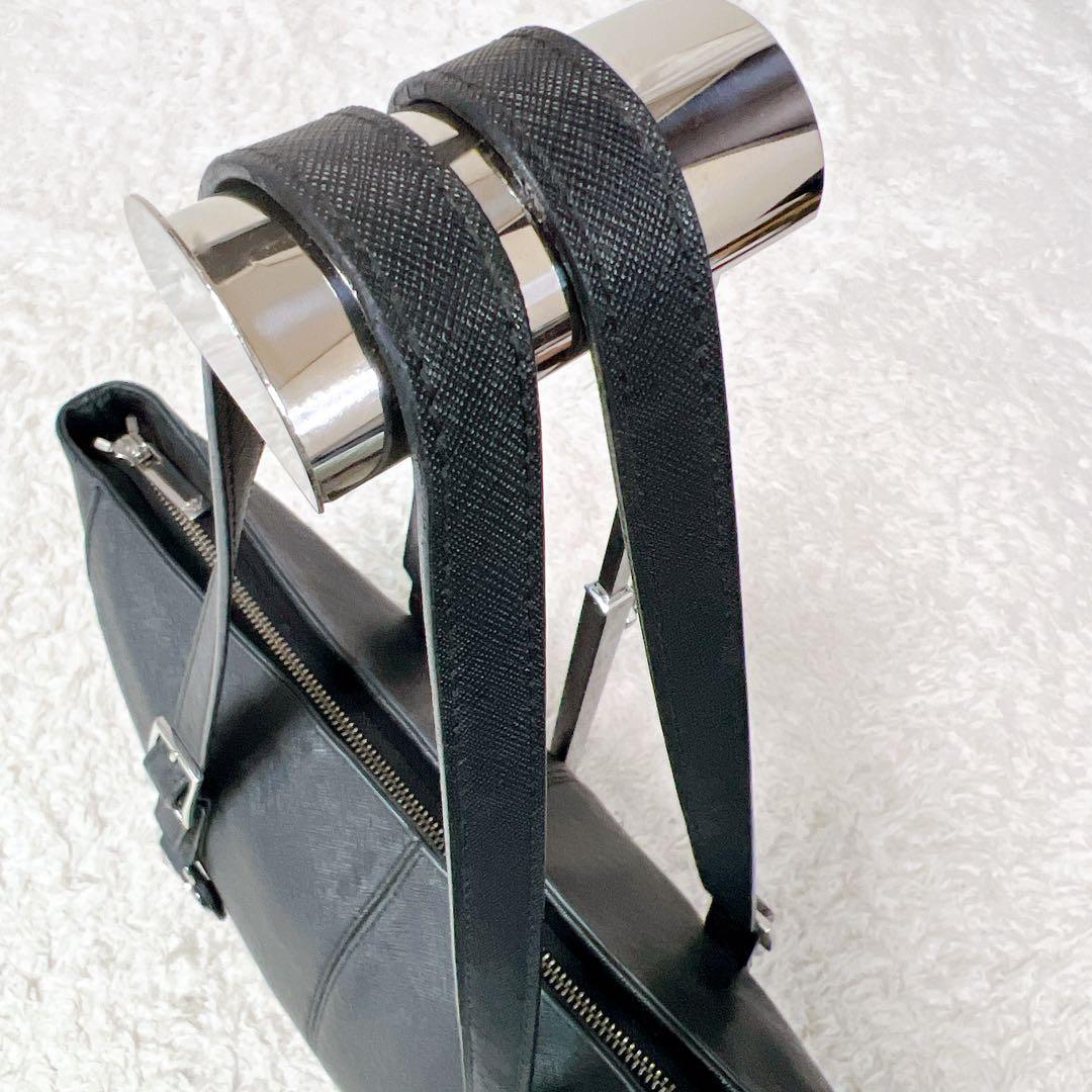 未使用級✨ アルマーニジーンズ トートバッグ ビジネスバッグ PUレザー