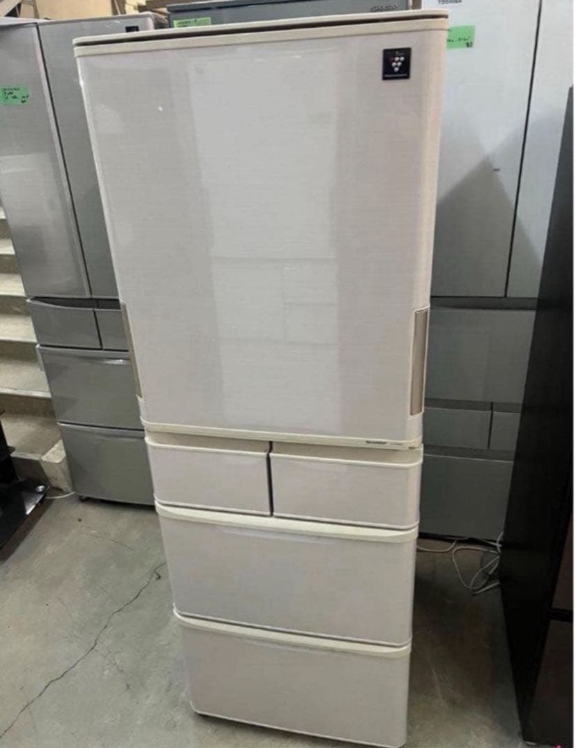 2013年式 384L シャープ 冷蔵庫 SJ-PW38X-S