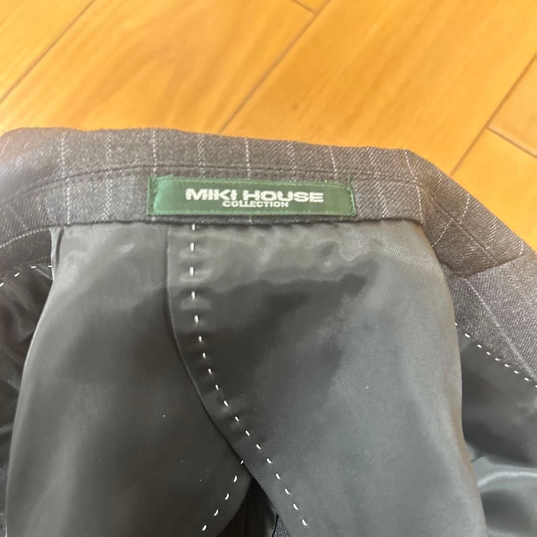 ミキハウス×エルメネジルドゼニア社製素材使用 グレースーツ 120cm