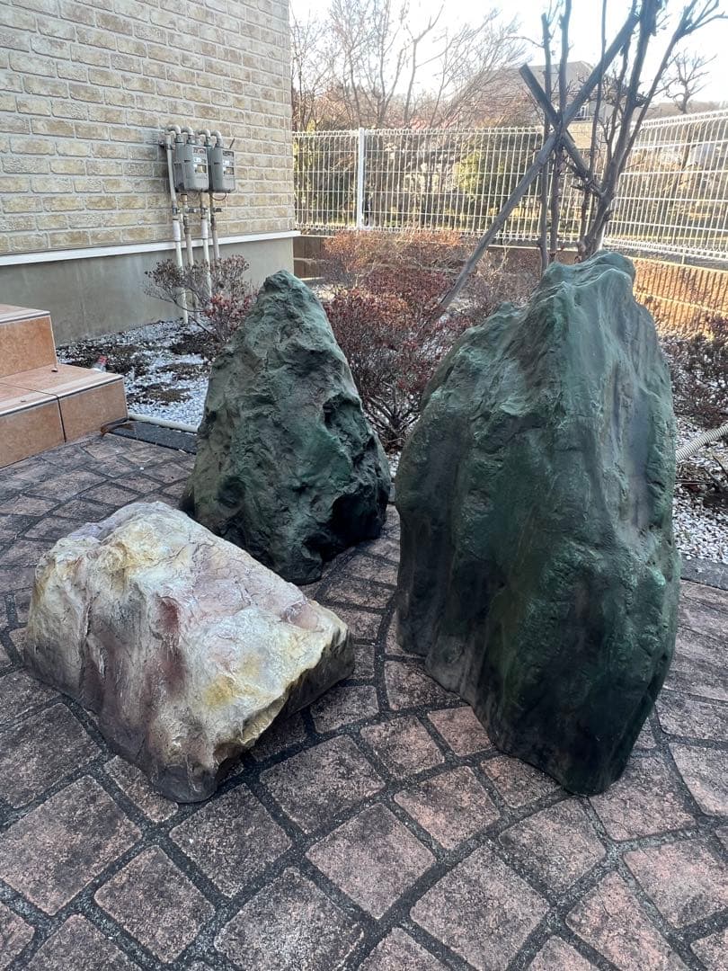 【landscape】庭石 擬岩　人工石 FRP製　アート