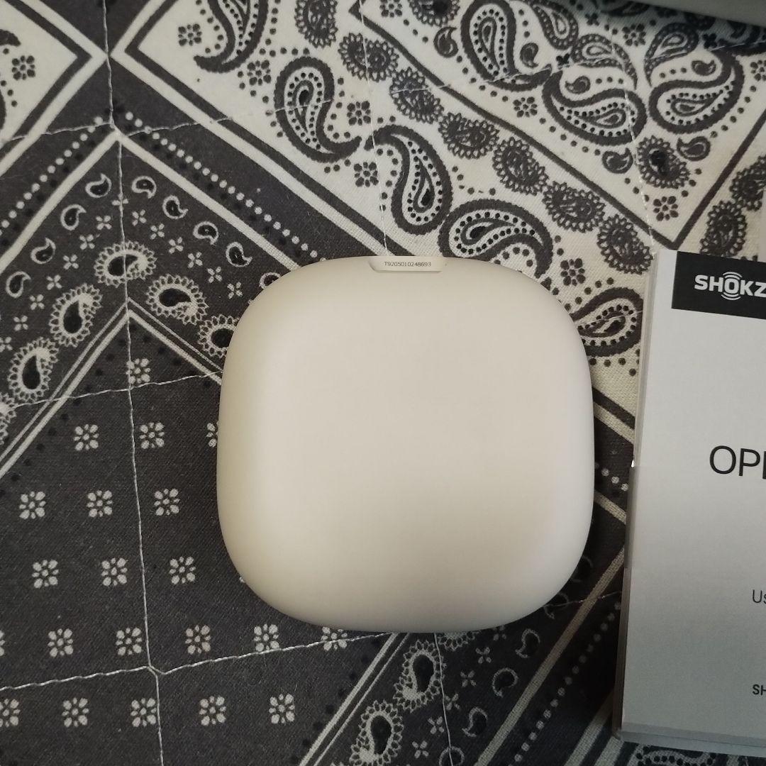 SHOKZ OPENFIT 2 ワイヤレスイヤホン ホワイト