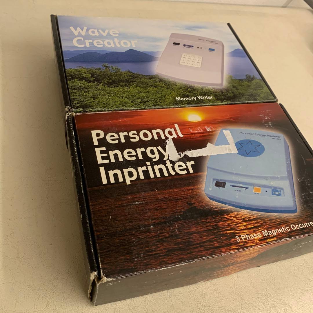 波動転写器　ウェーブクリエーター　パワーウェーブ　セット　中古品