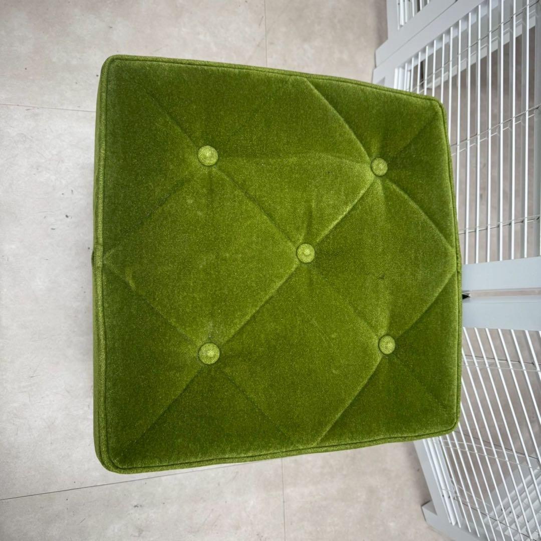 カリモク家具 Kチェア用 オットマン モケットグリーンwm01