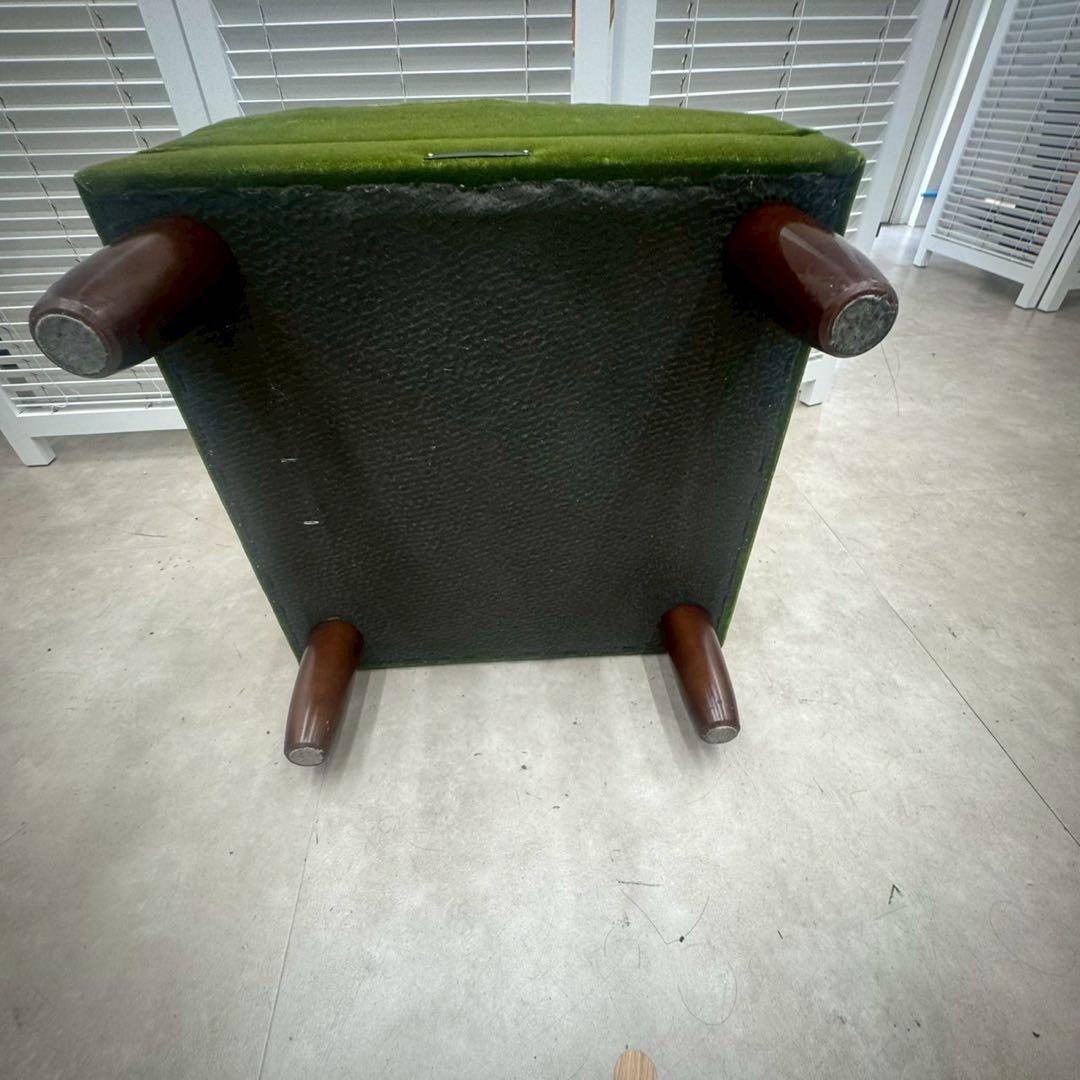 カリモク家具 Kチェア用 オットマン モケットグリーンwm01