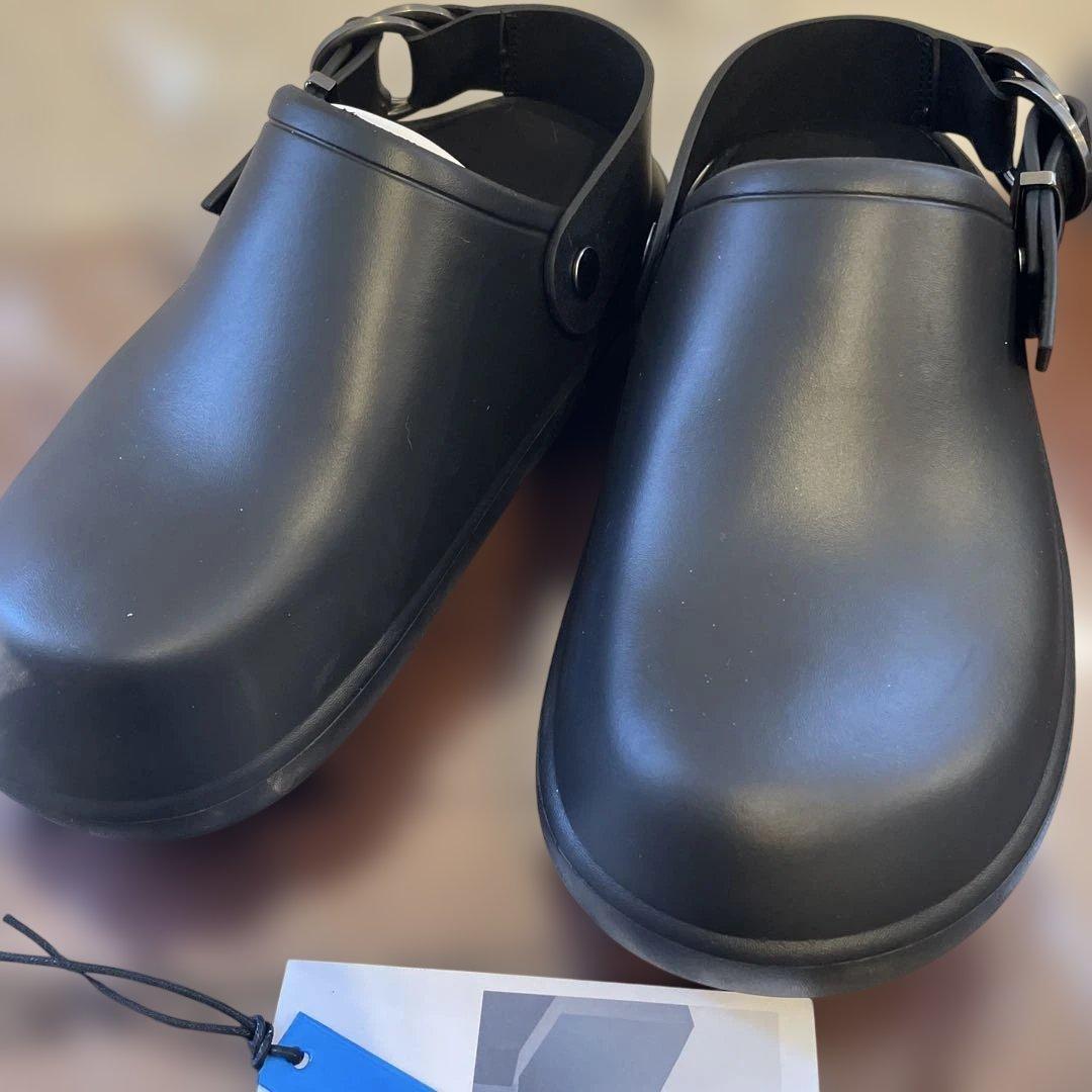 Smile（╹◡╹）Ethform ブラック クロッグサンダル