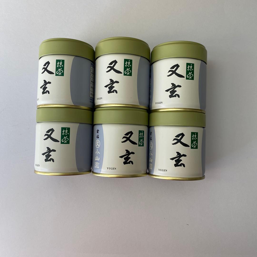 抹茶 丸久小山園又玄40g ✖️6缶セット