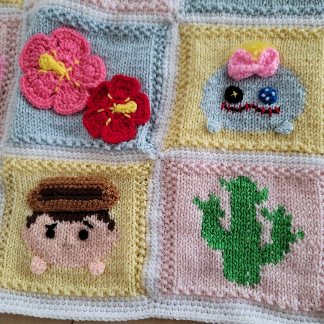 ディズニー　ツムツムのニット&クロシェ