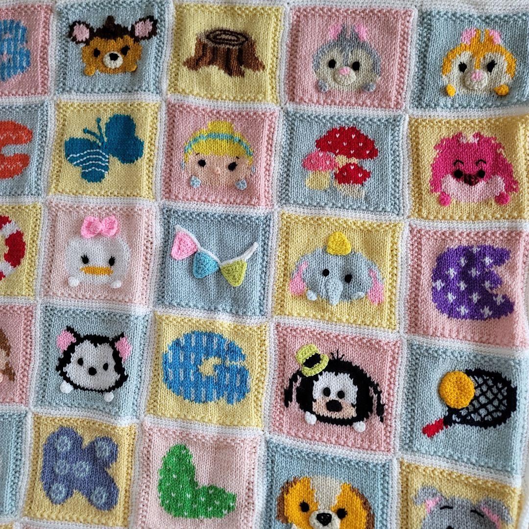 ディズニー　ツムツムのニット&クロシェ