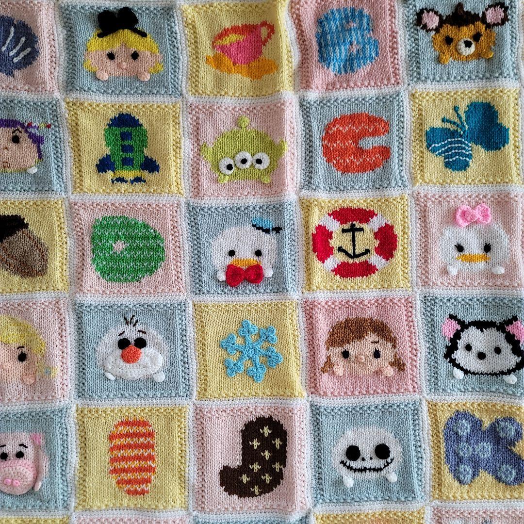 ディズニー　ツムツムのニット&クロシェ