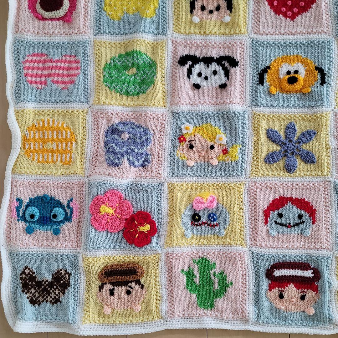 ディズニー　ツムツムのニット&クロシェ
