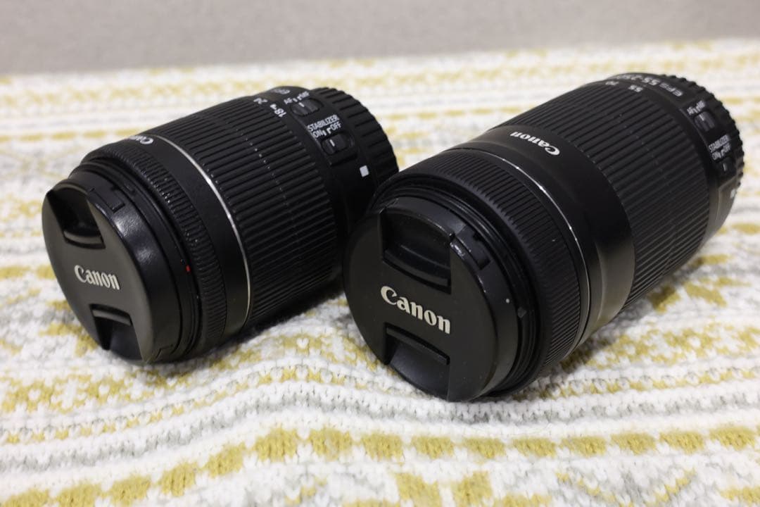 Canon EF-S ズームレンズセット 18-55mm 55-250mm