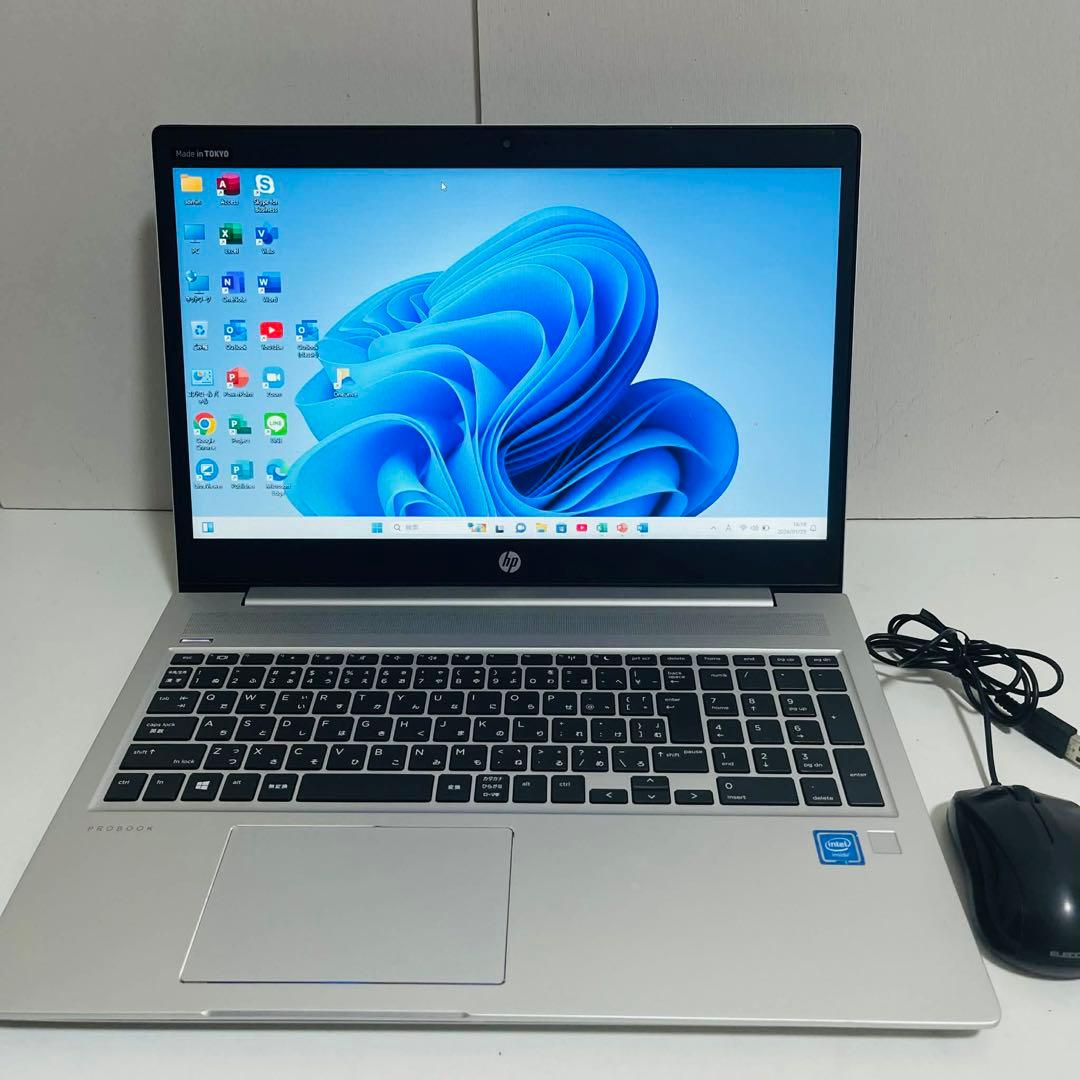 T20 HPノートパソコン WEBカメラSSD高速Windows11オフィス付き