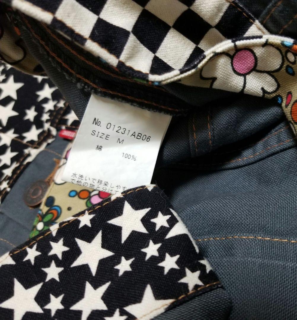 M ☆美品☆激っ可愛ゎ❕クレイジーパターン♪Scratch♪デニムジャケット‼️