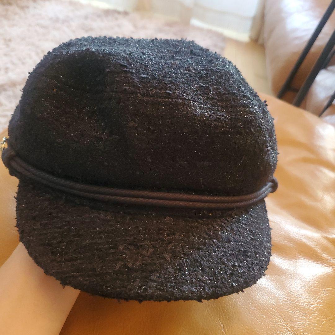 美品　CHANEL　　ツイードキャスケット